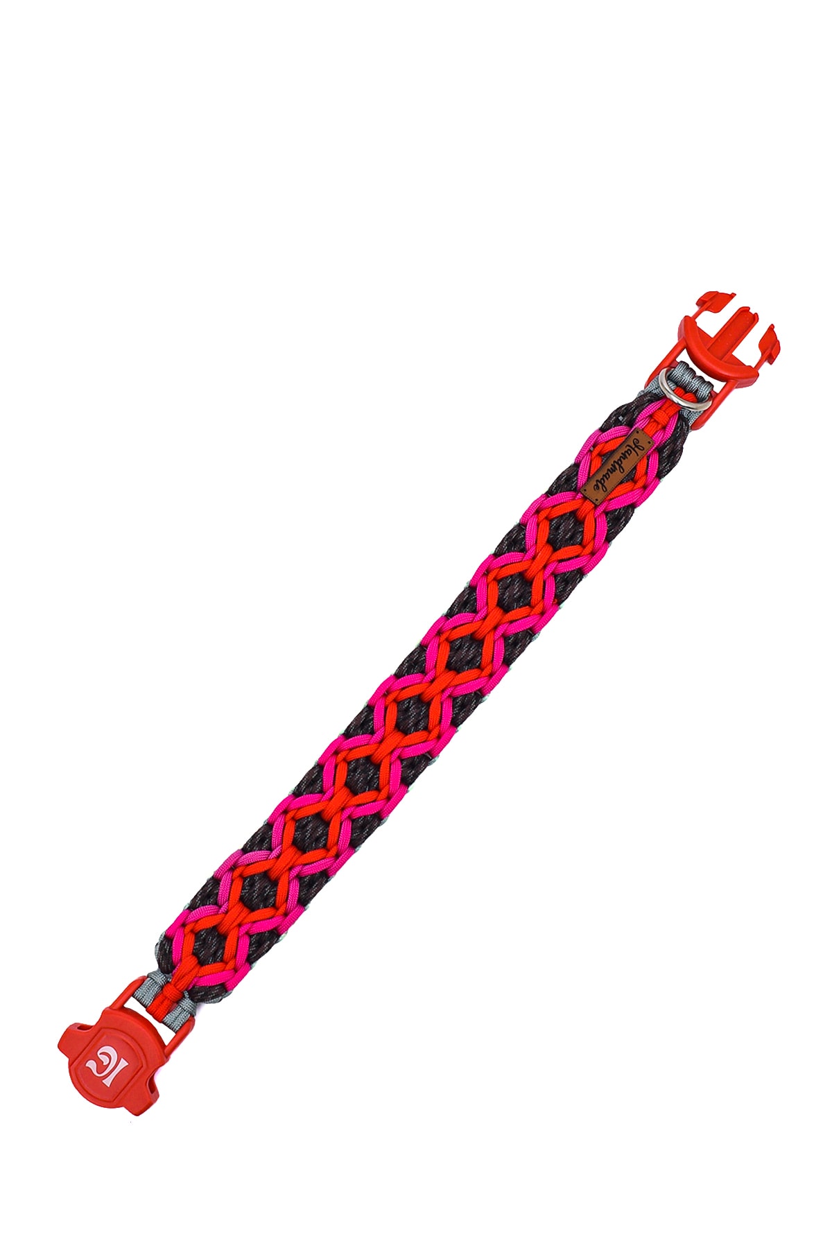 %100 El Yapımı Premium Paracord Örgü Boyun Tasması 