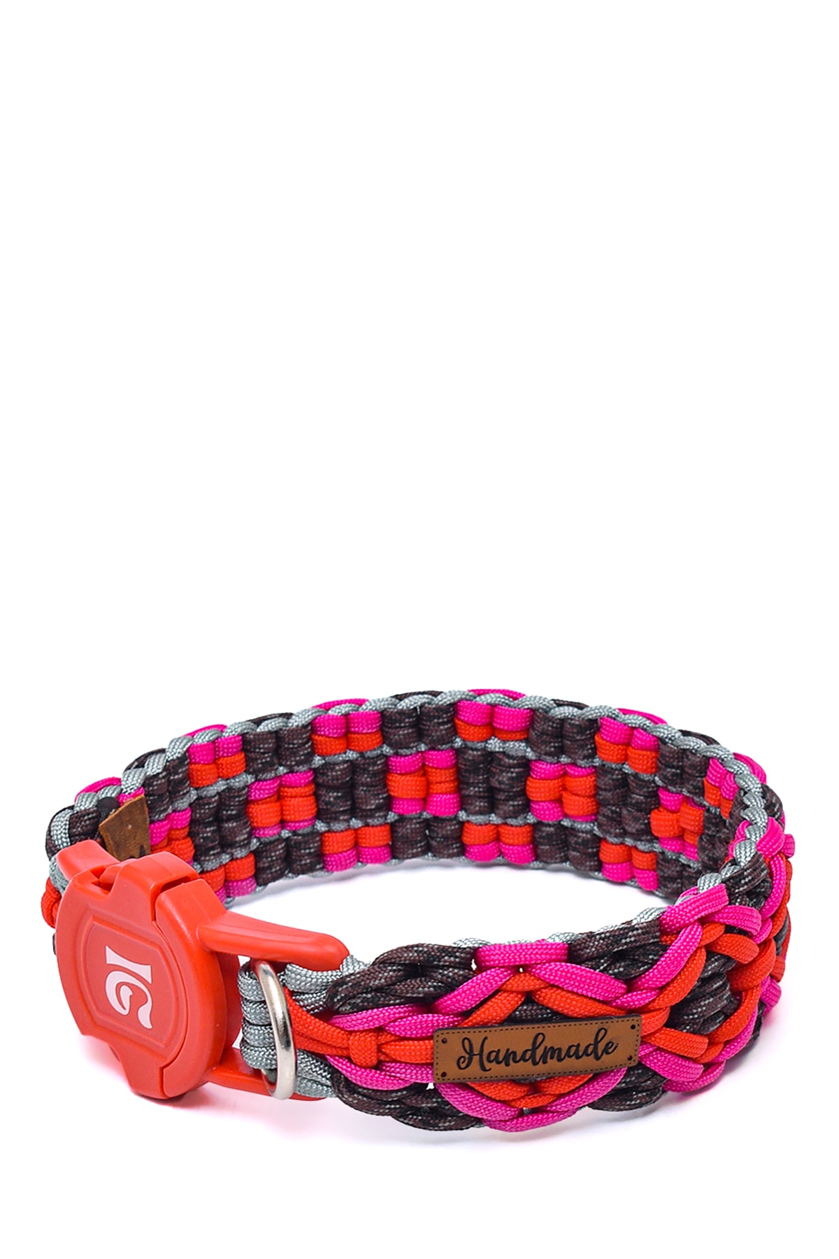%100 El Yapımı Premium Paracord Örgü Boyun Tasması 