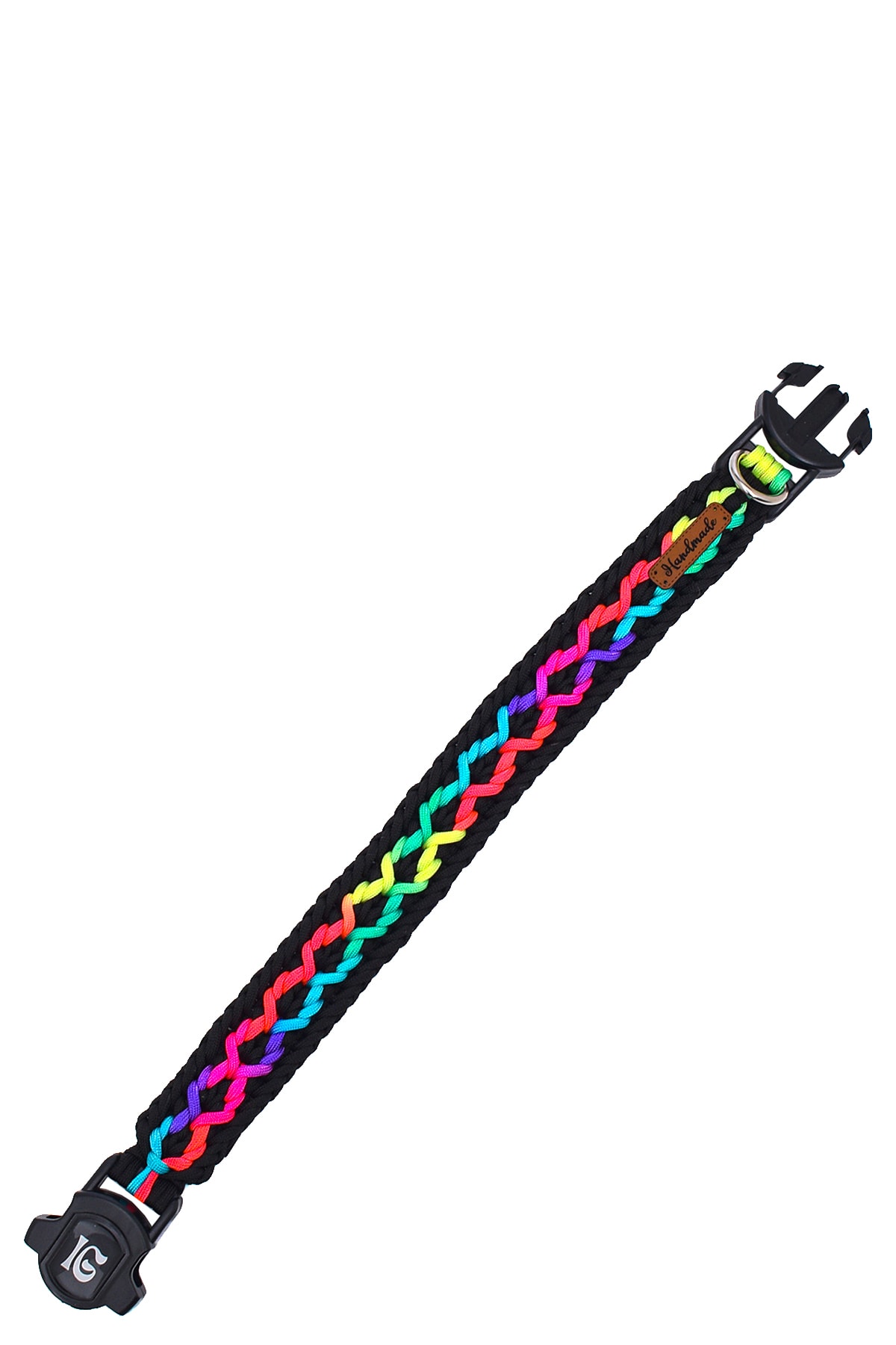 %100 El Yapımı Premium Paracord Örgü Boyun Tasması 