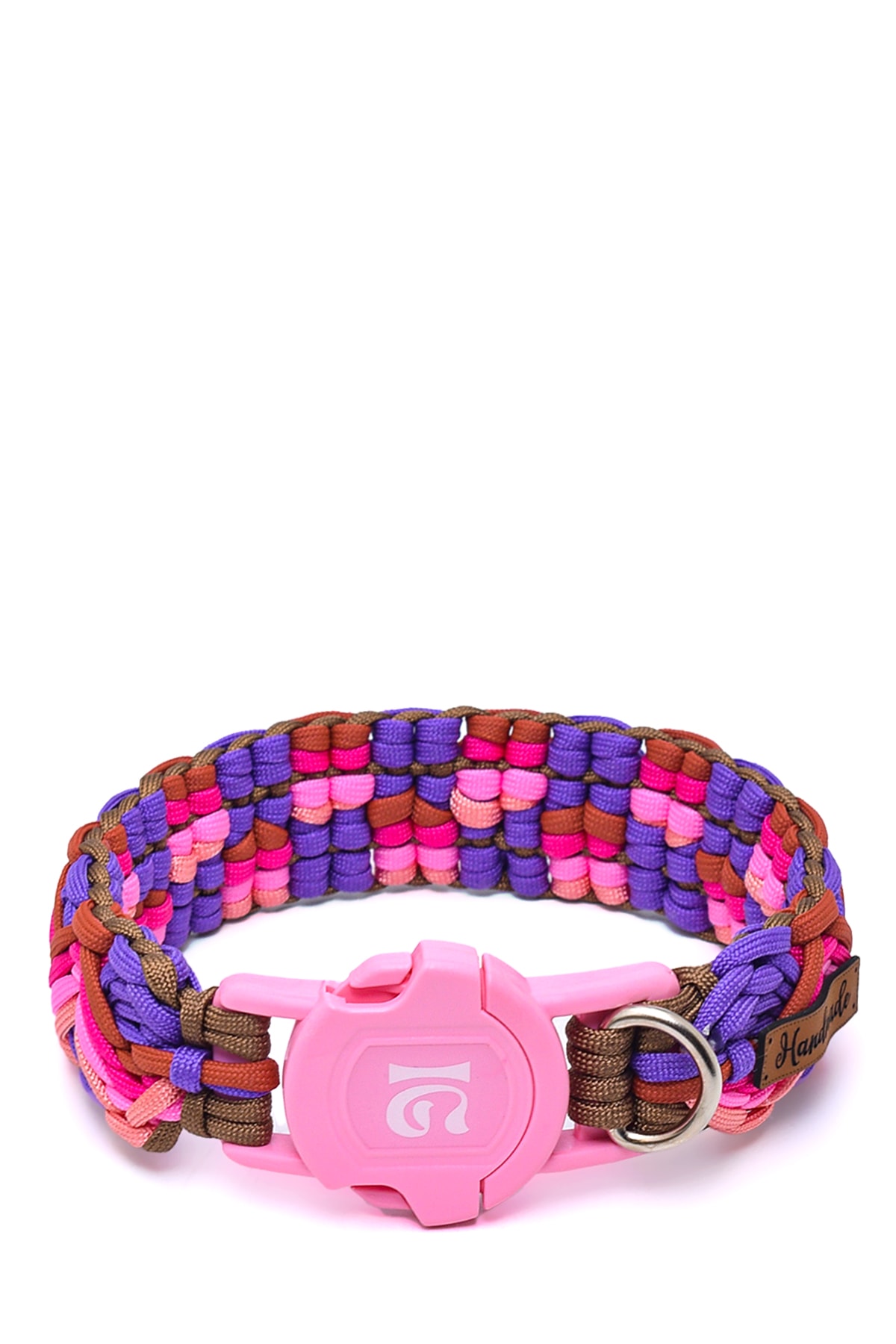 %100 El Yapımı Premium Paracord Örgü Boyun Tasması 