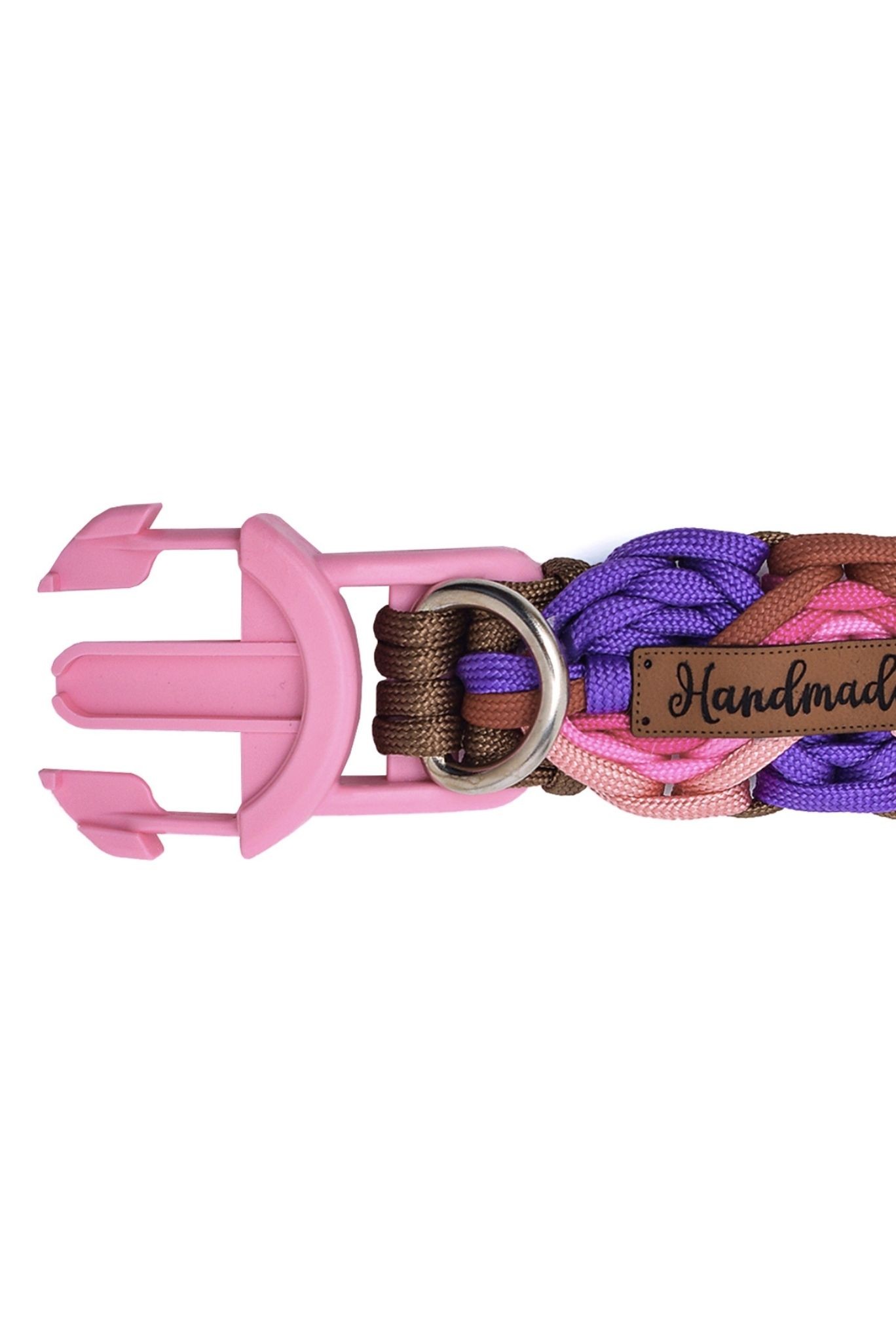 %100 El Yapımı Premium Paracord Örgü Boyun Tasması 