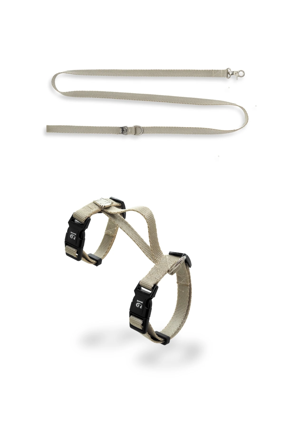 Kedi Göğüs Tasması & Gezdirme Kayışı Set