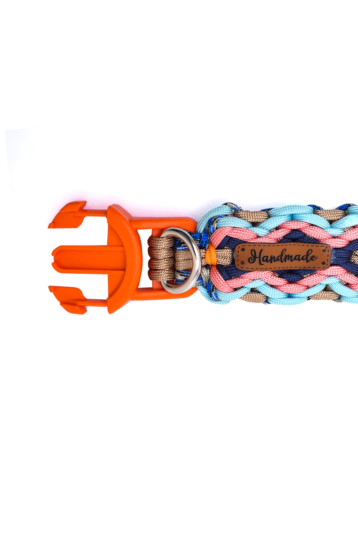 %100 El Yapımı Premium Paracord Örgü Boyun Tasması 