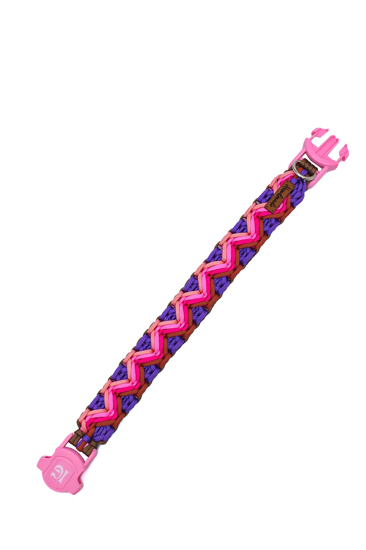 %100 El Yapımı Premium Paracord Örgü Boyun Tasması 