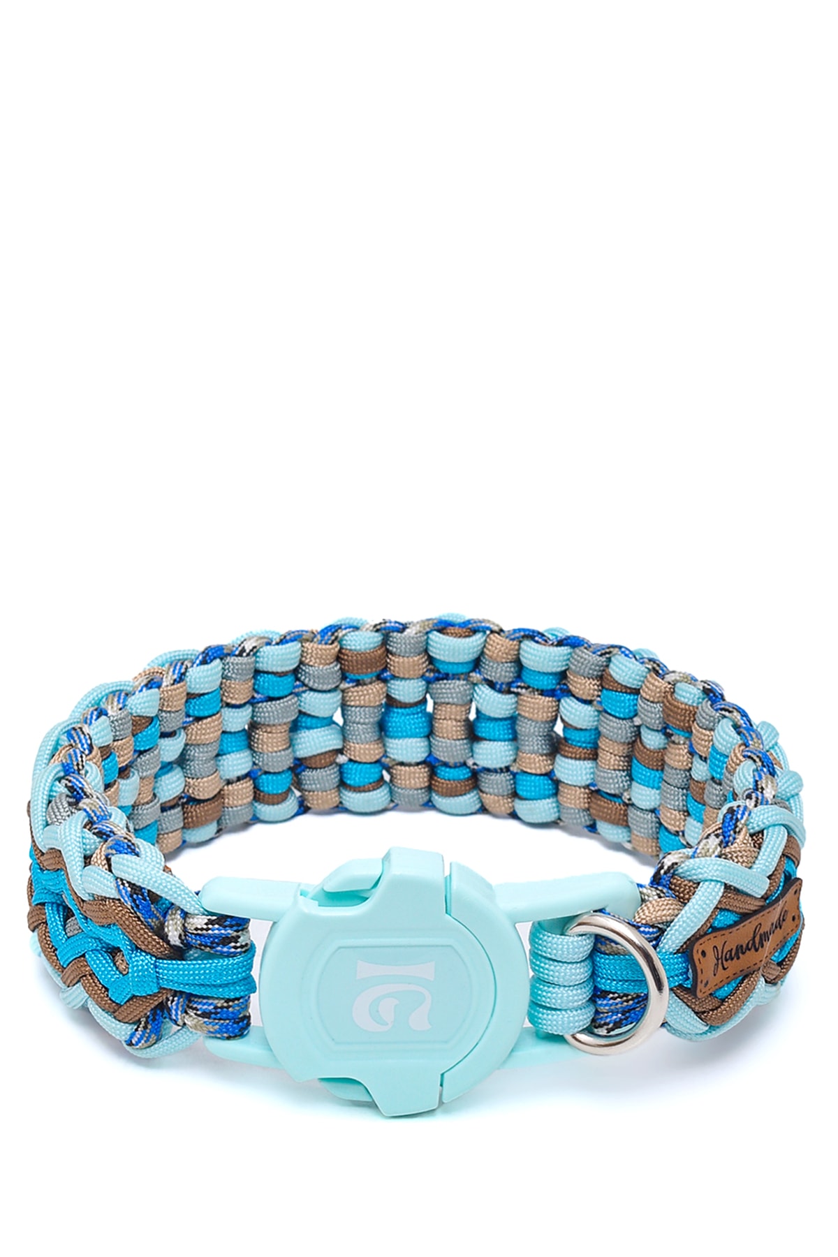 %100 El Yapımı Premium Paracord Örgü Boyun Tasması 