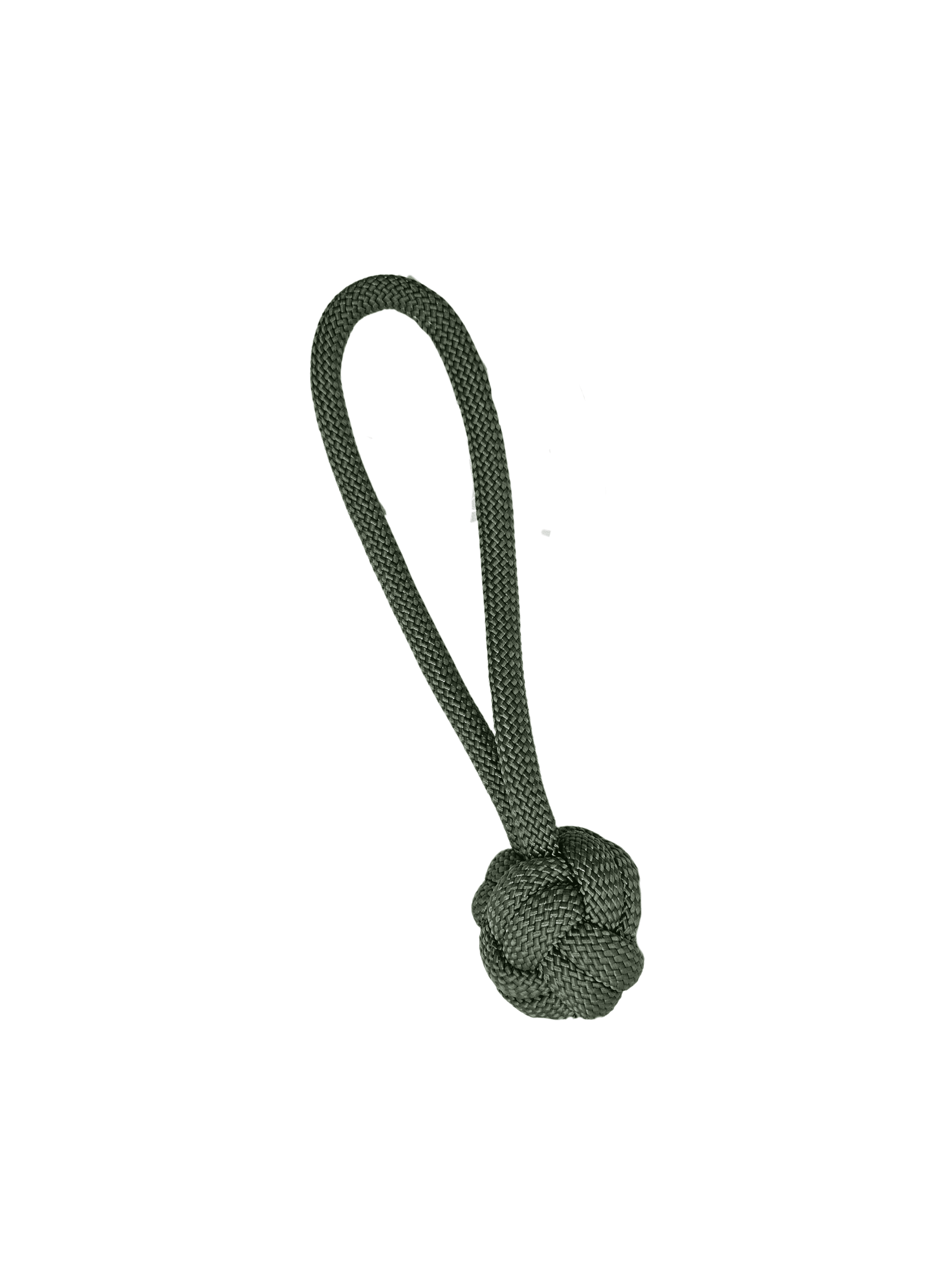 %100 El Yapımı Halat 12 mm Köpek Oyuncağı - Haki
