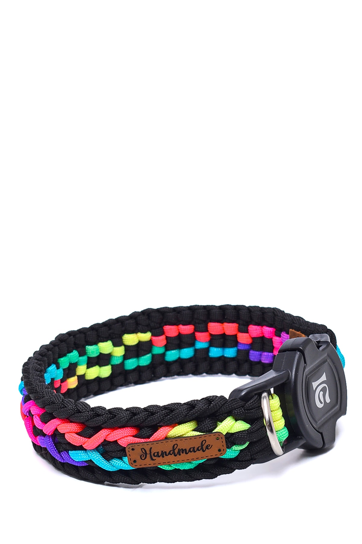 %100 El Yapımı Premium Paracord Örgü Boyun Tasması 