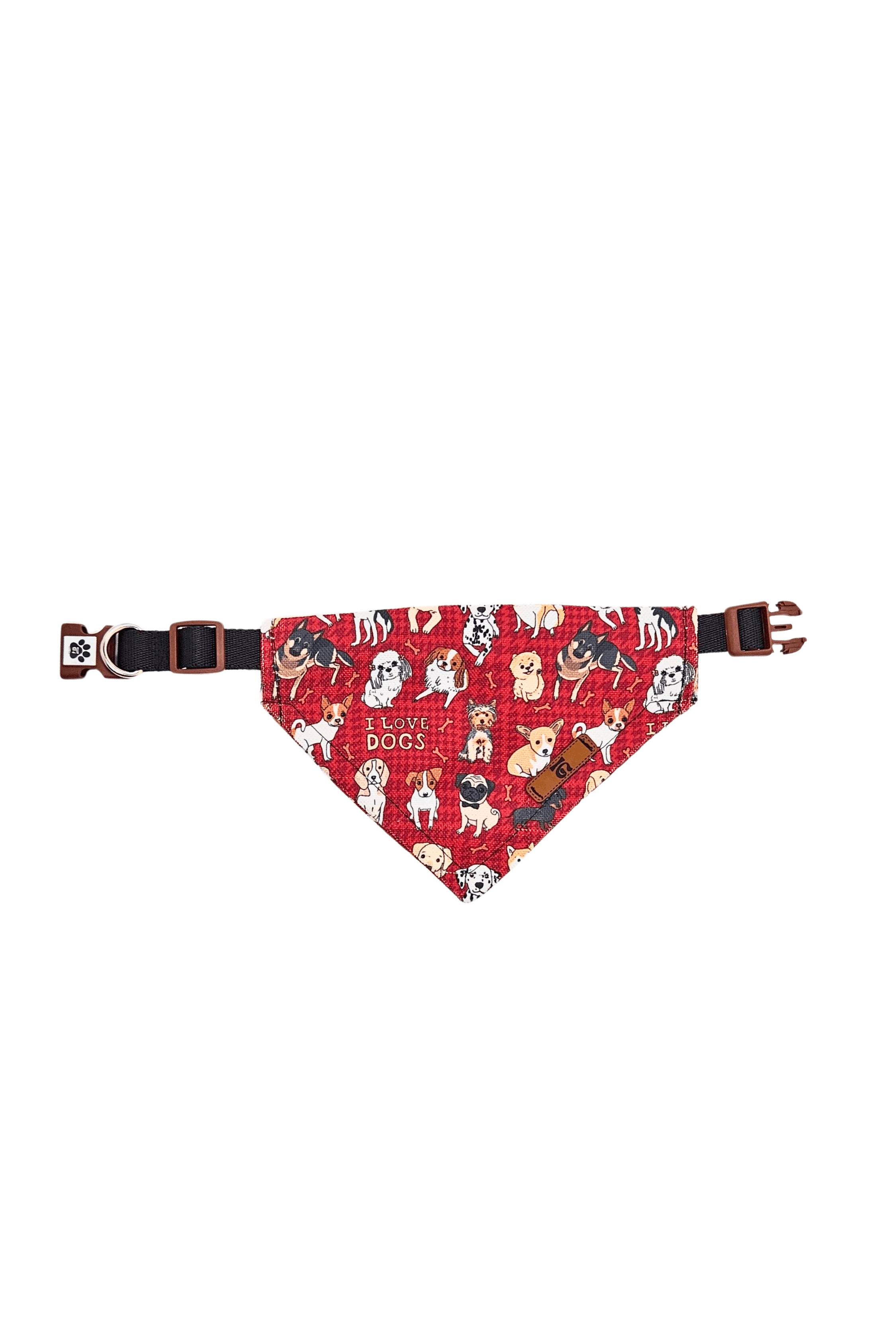 Bandana Boyun Tasması - Köpek Desenli2