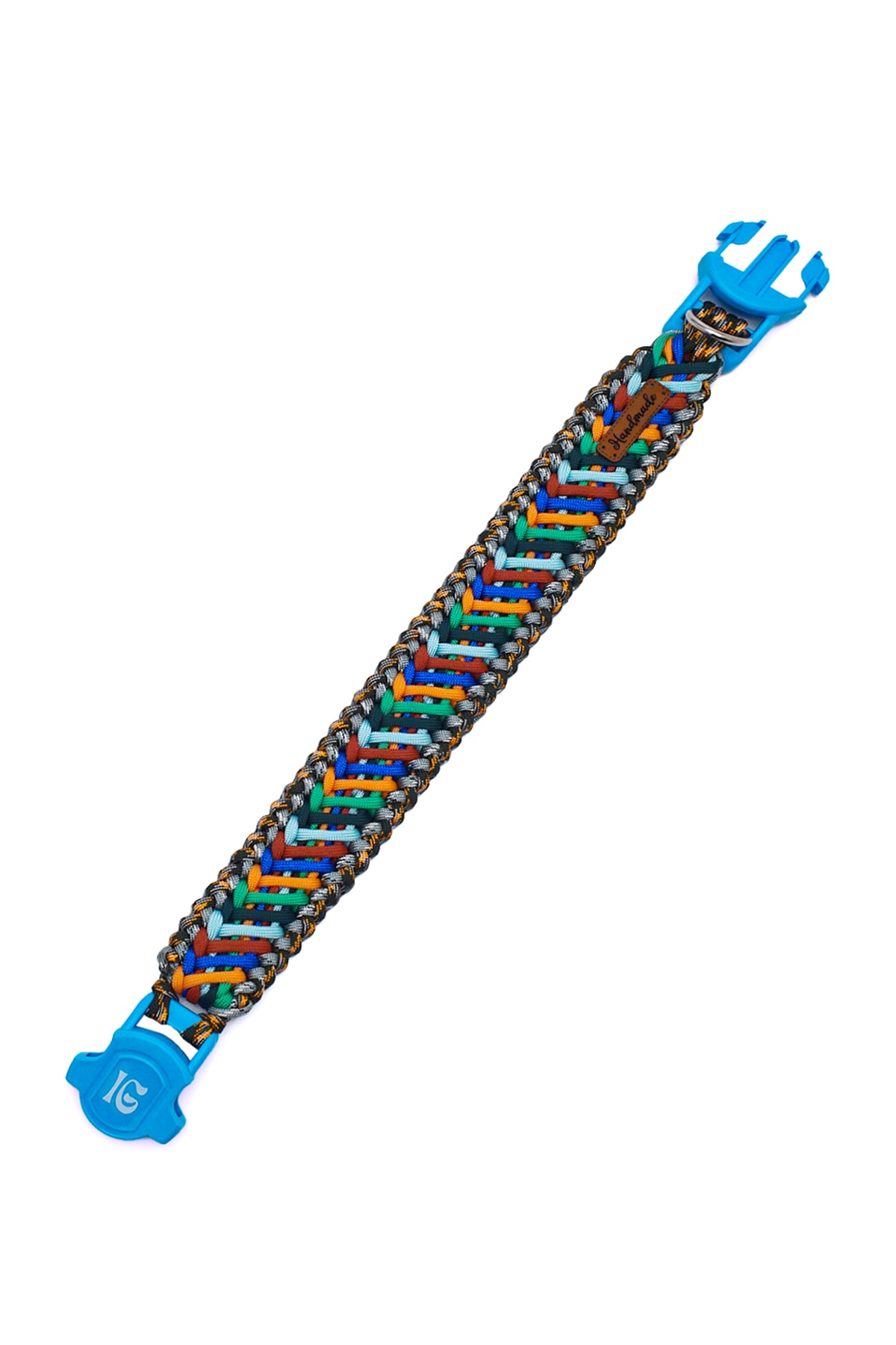 %100 El Yapımı Premium Paracord Örgü Boyun Tasması 