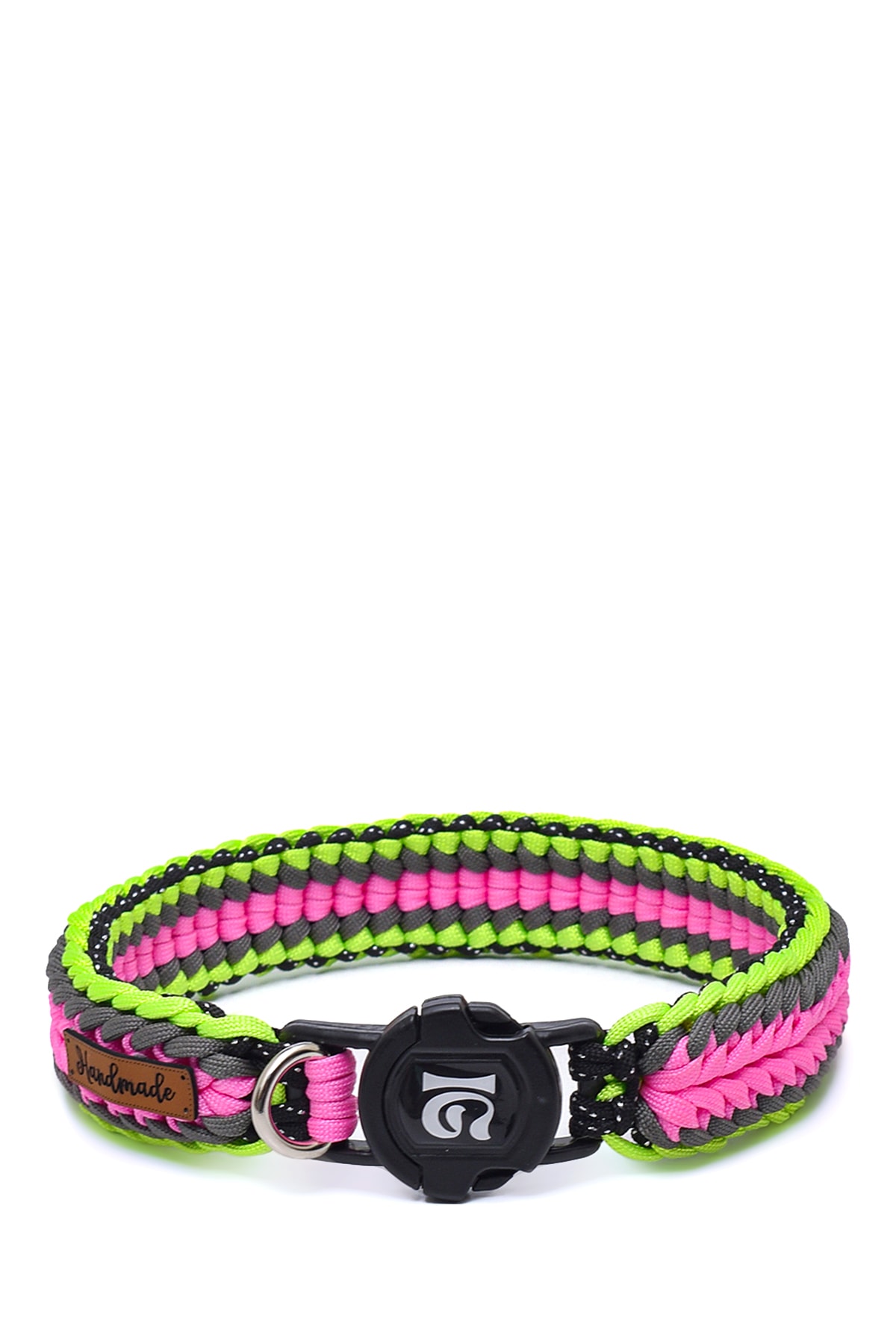 %100 El Yapımı Premium Paracord Örgü Boyun Tasması 