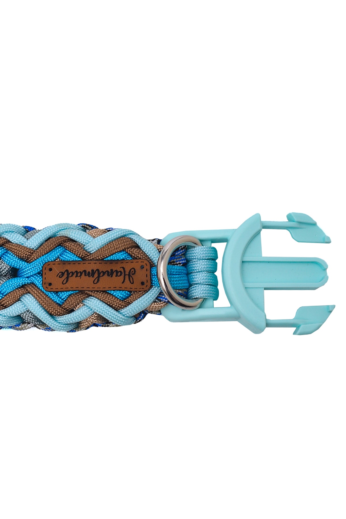 %100 El Yapımı Premium Paracord Örgü Boyun Tasması 