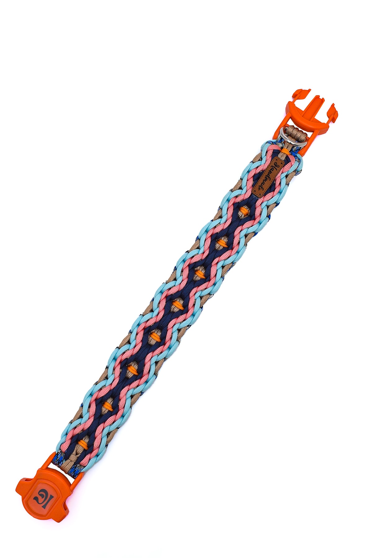 %100 El Yapımı Premium Paracord Örgü Boyun Tasması 