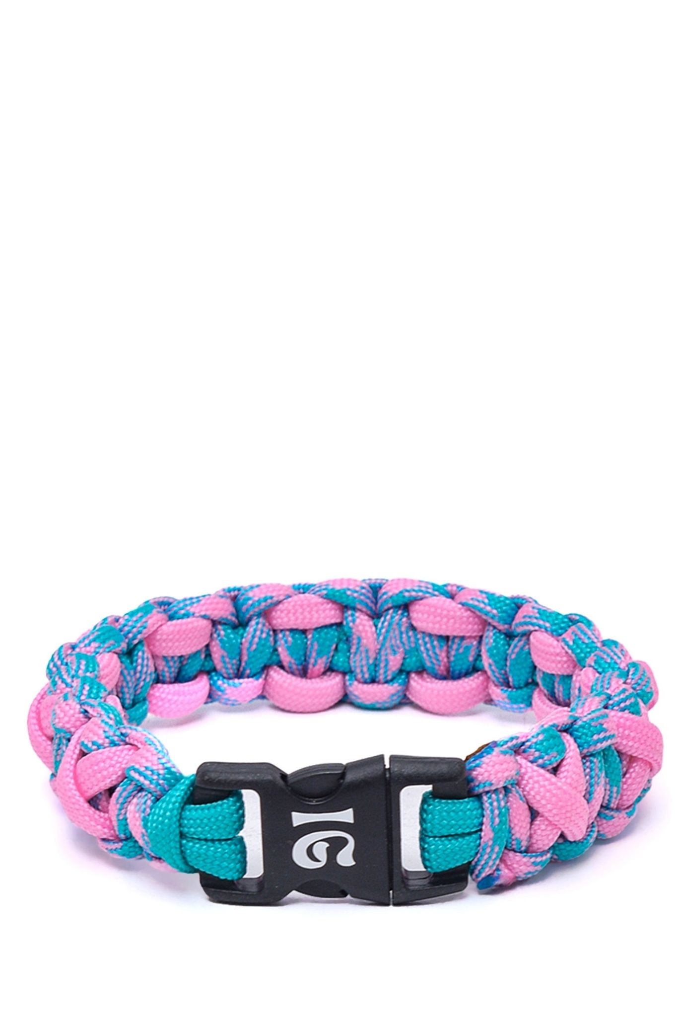 %100 El Yapımı Premium Paracord Örgü Kedi Tasması  - Pembe