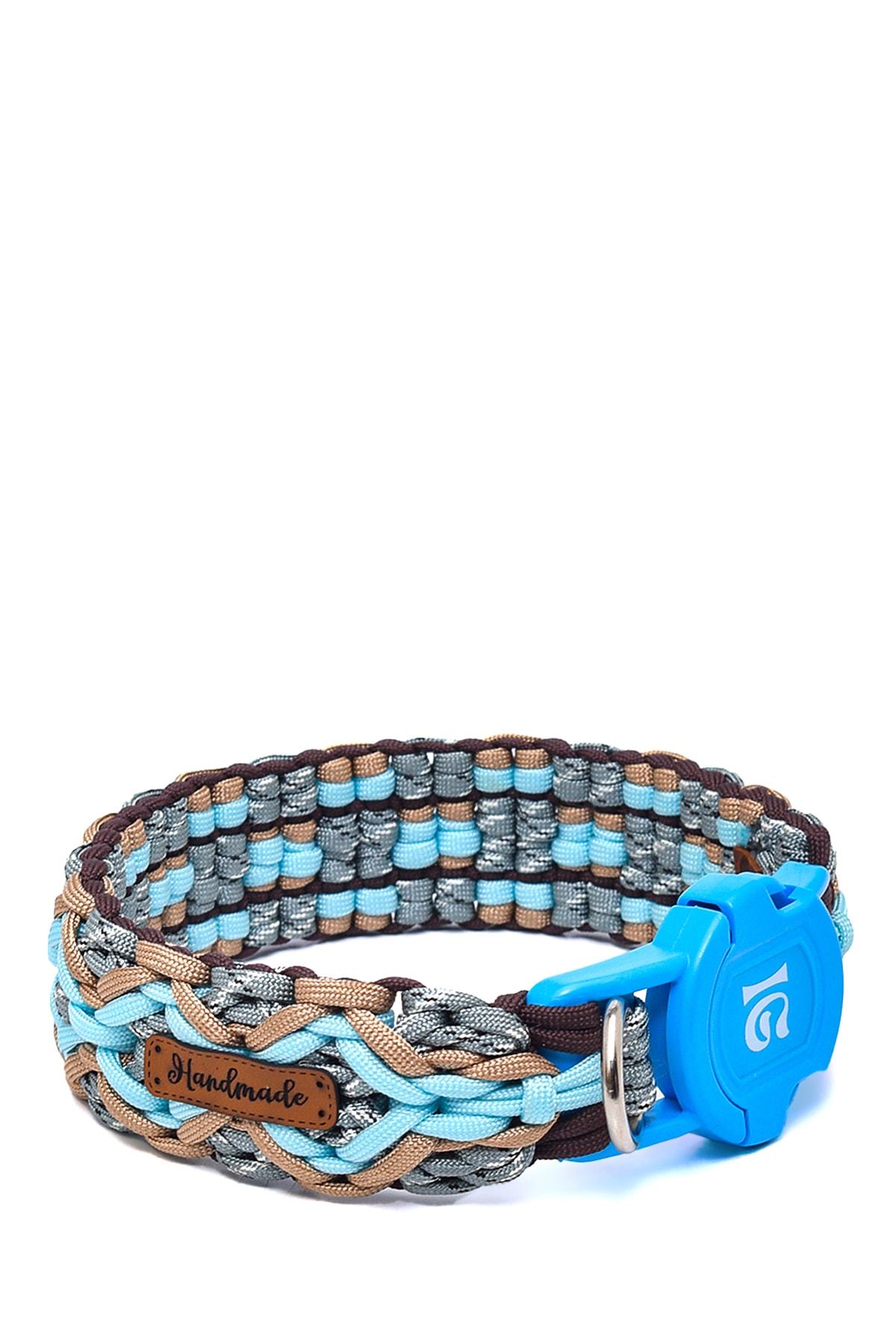 %100 El Yapımı Premium Paracord Örgü Boyun Tasması 
