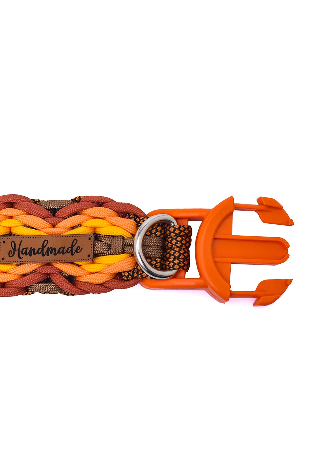 %100 El Yapımı Premium Paracord Örgü Boyun Tasması 
