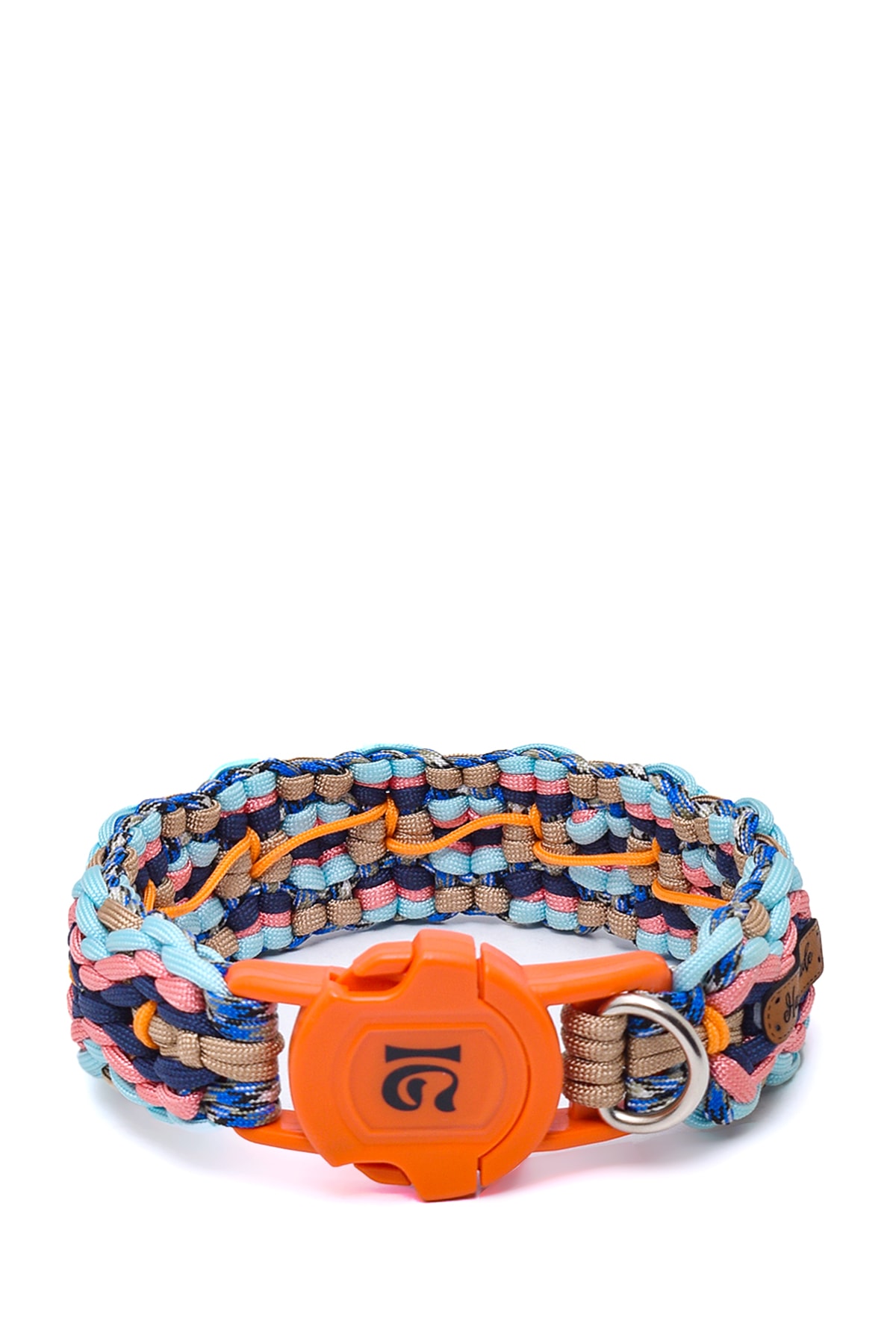 %100 El Yapımı Premium Paracord Örgü Boyun Tasması 