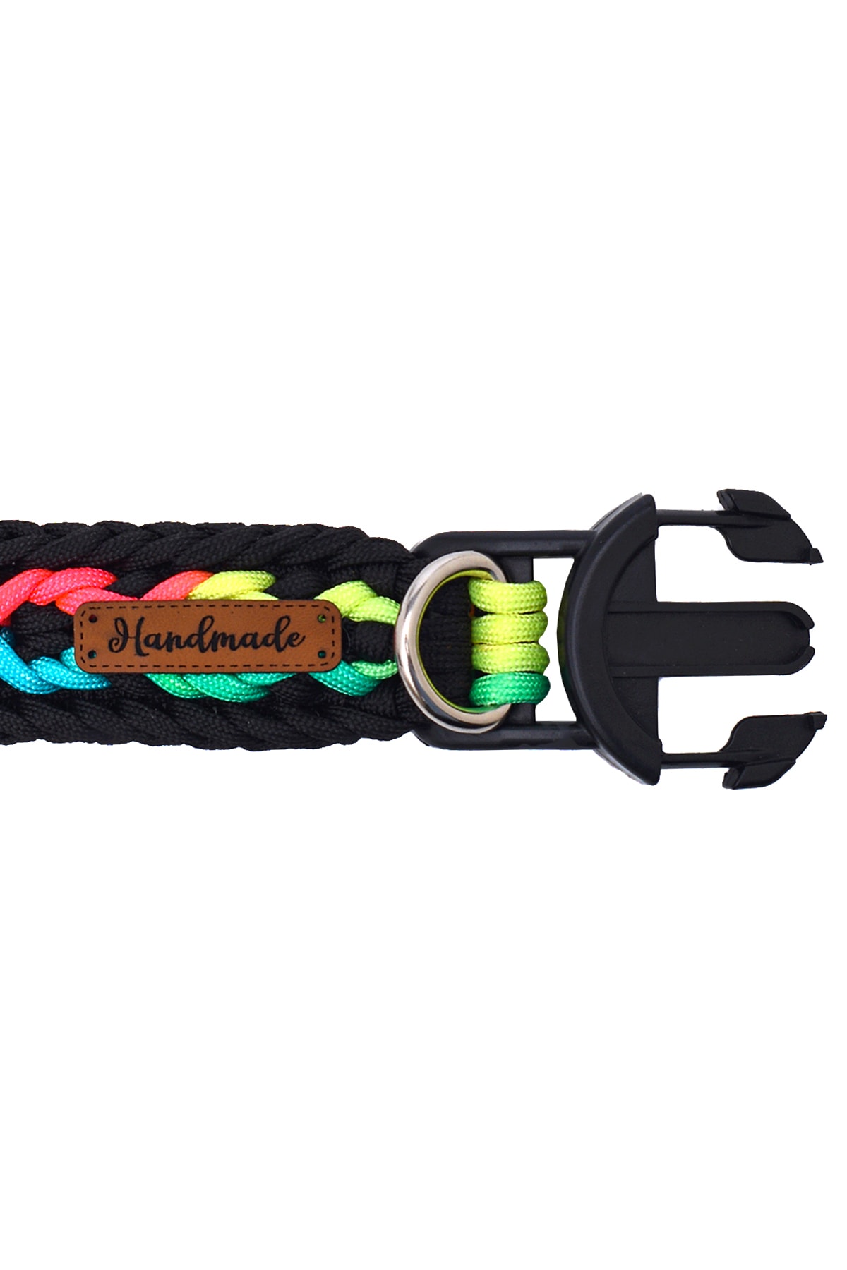 %100 El Yapımı Premium Paracord Örgü Boyun Tasması 