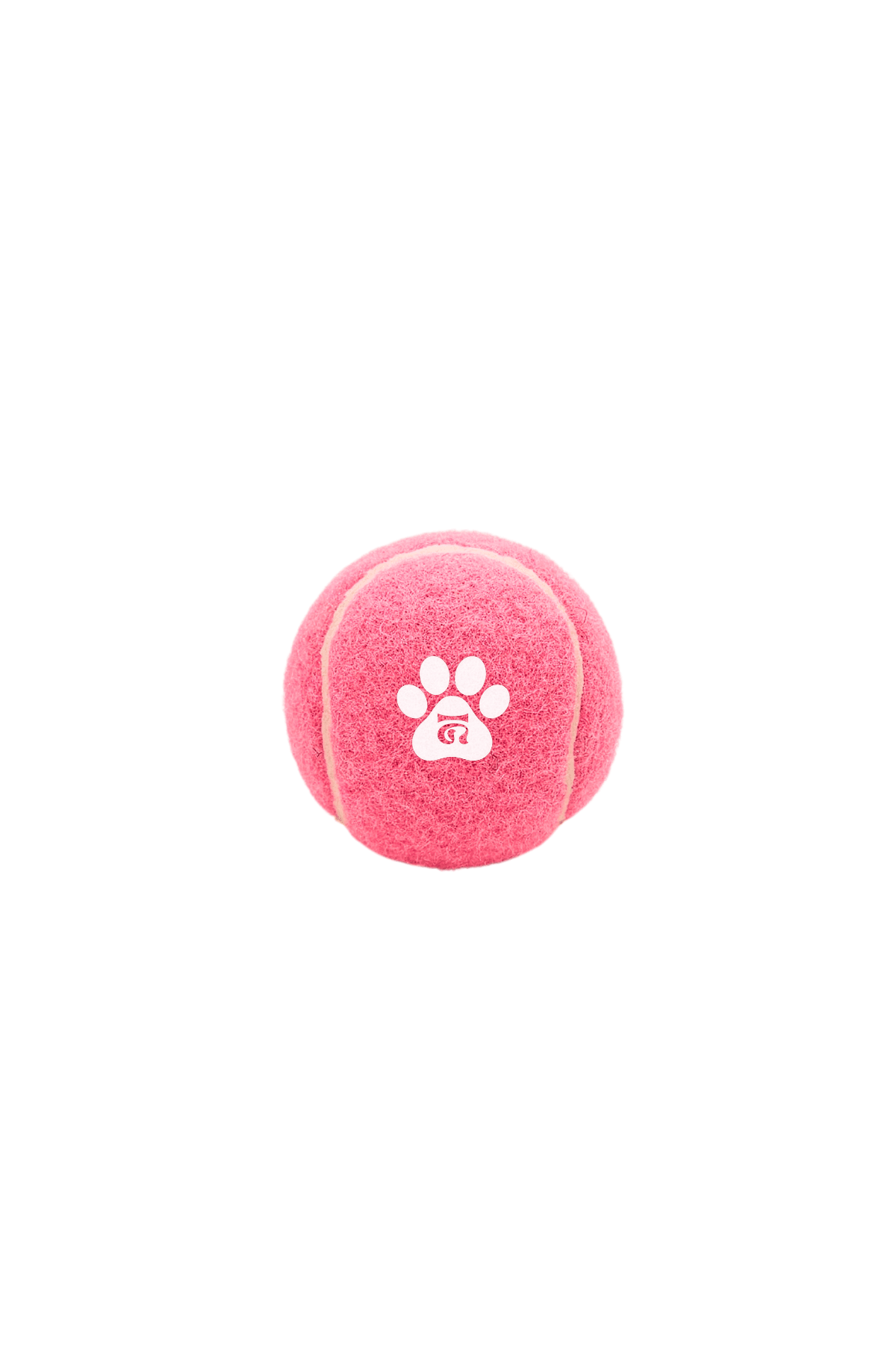 Tenis Topu Görünümlü Kedi Köpek Oyuncağı - Pembe