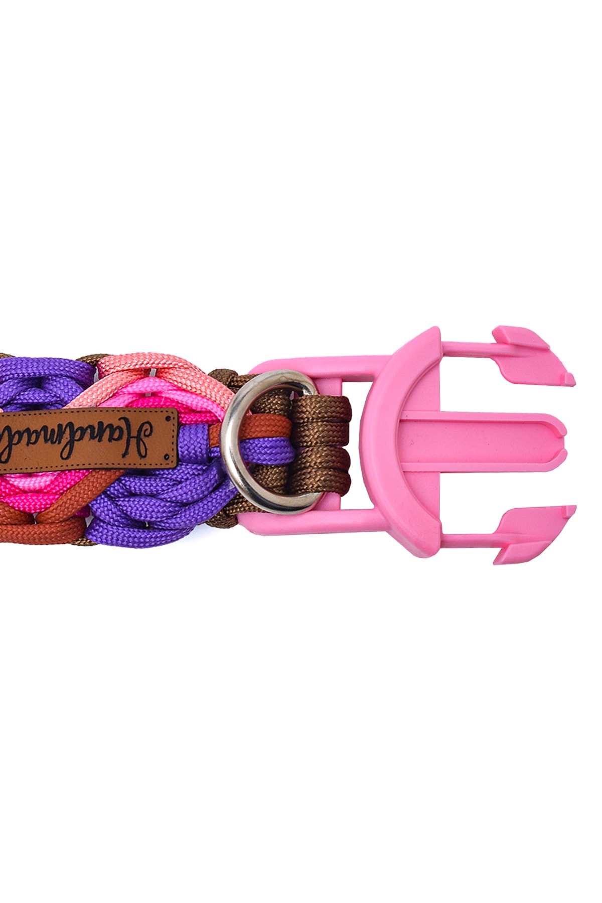 %100 El Yapımı Premium Paracord Örgü Boyun Tasması 