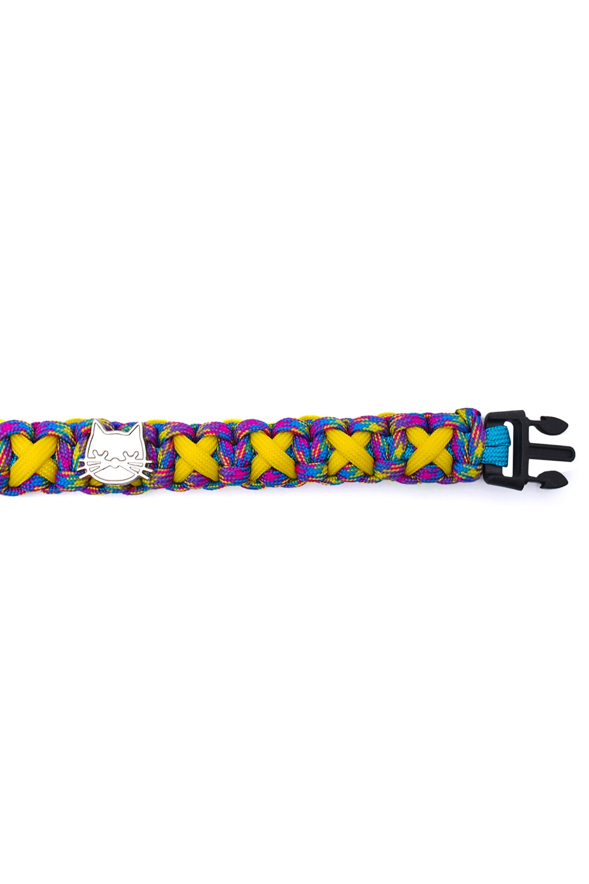 %100 El Yapımı Premium Paracord Örgü Kedi Tasması