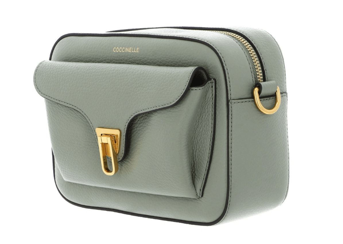 Beat Soft Ribb Grained Leather Crossbody Bag E1NOF150201