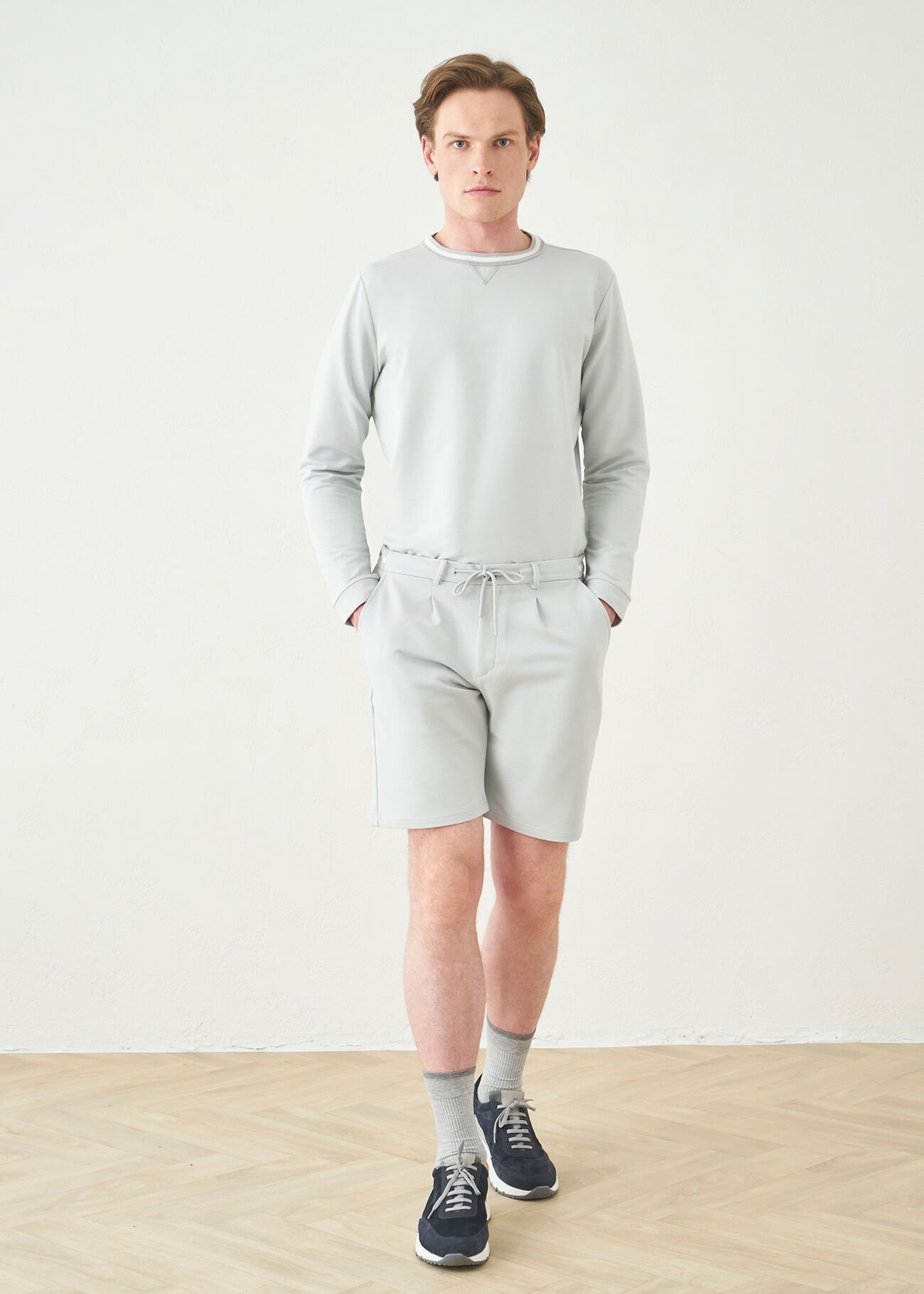 Line J-Chino Short Grey