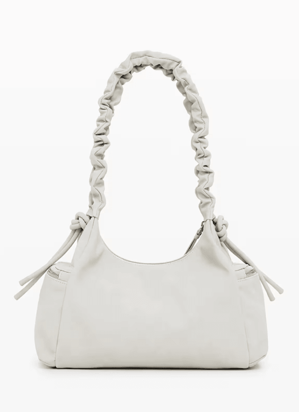 Half Logo Montville Piedra White Shoulder Bag 