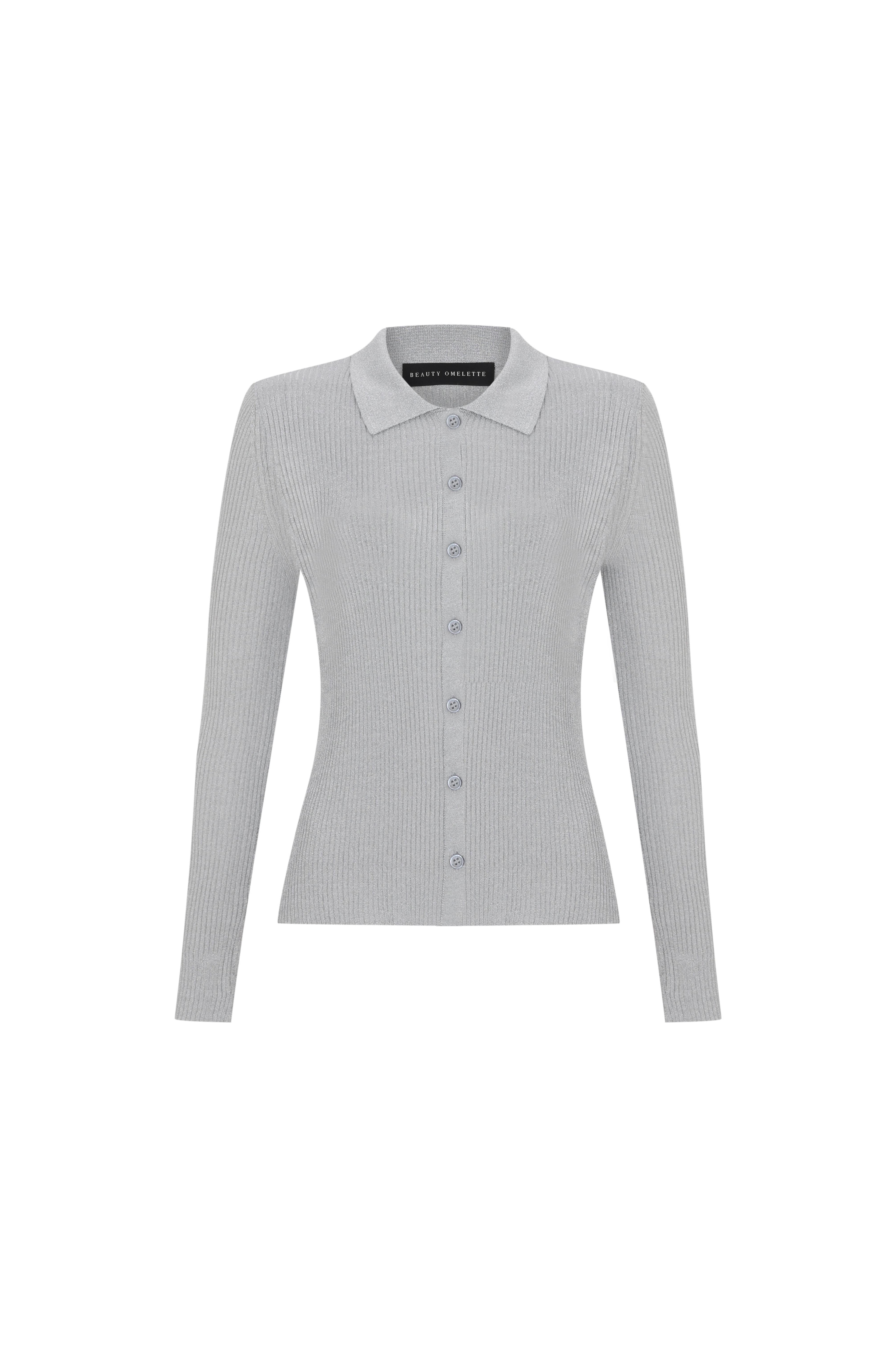 Polo Neck Cardigan