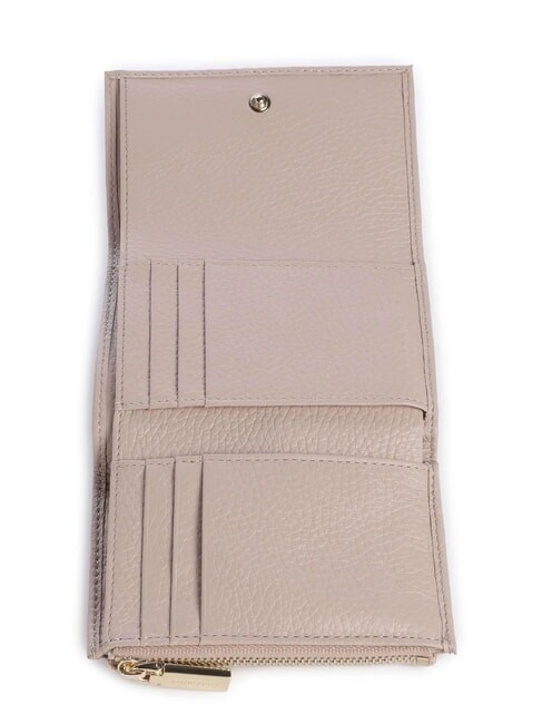 Metallic Soft Rosette Leather Wallet E2MW511F001