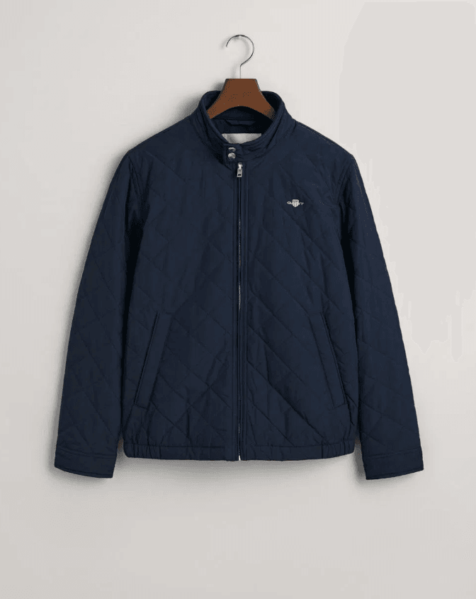 Quilted Windcheater Navy Jacket 7006340