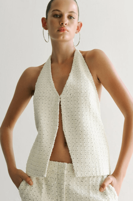 Joie Denim Backless Vest