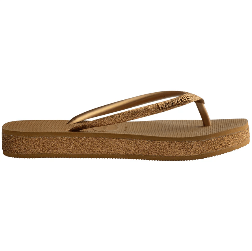 Slim Platform Sparkle Bronze