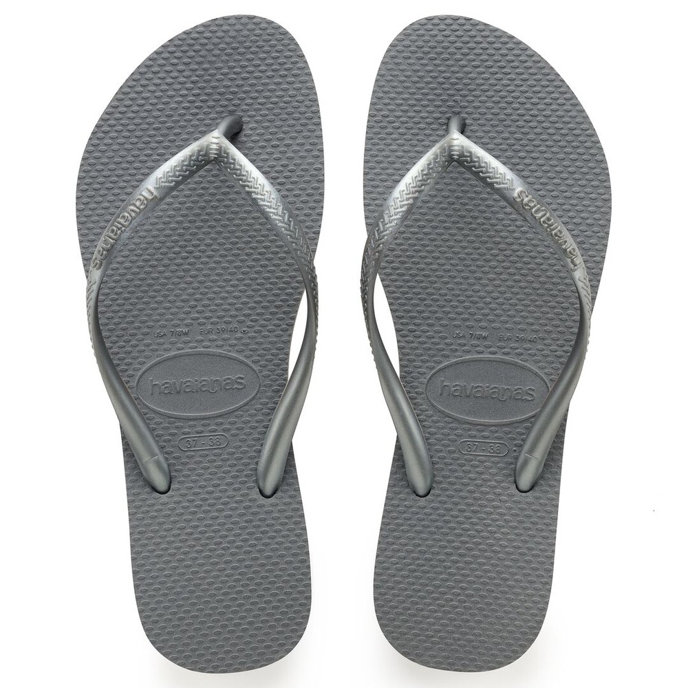 Slim Steel Grey Slippers