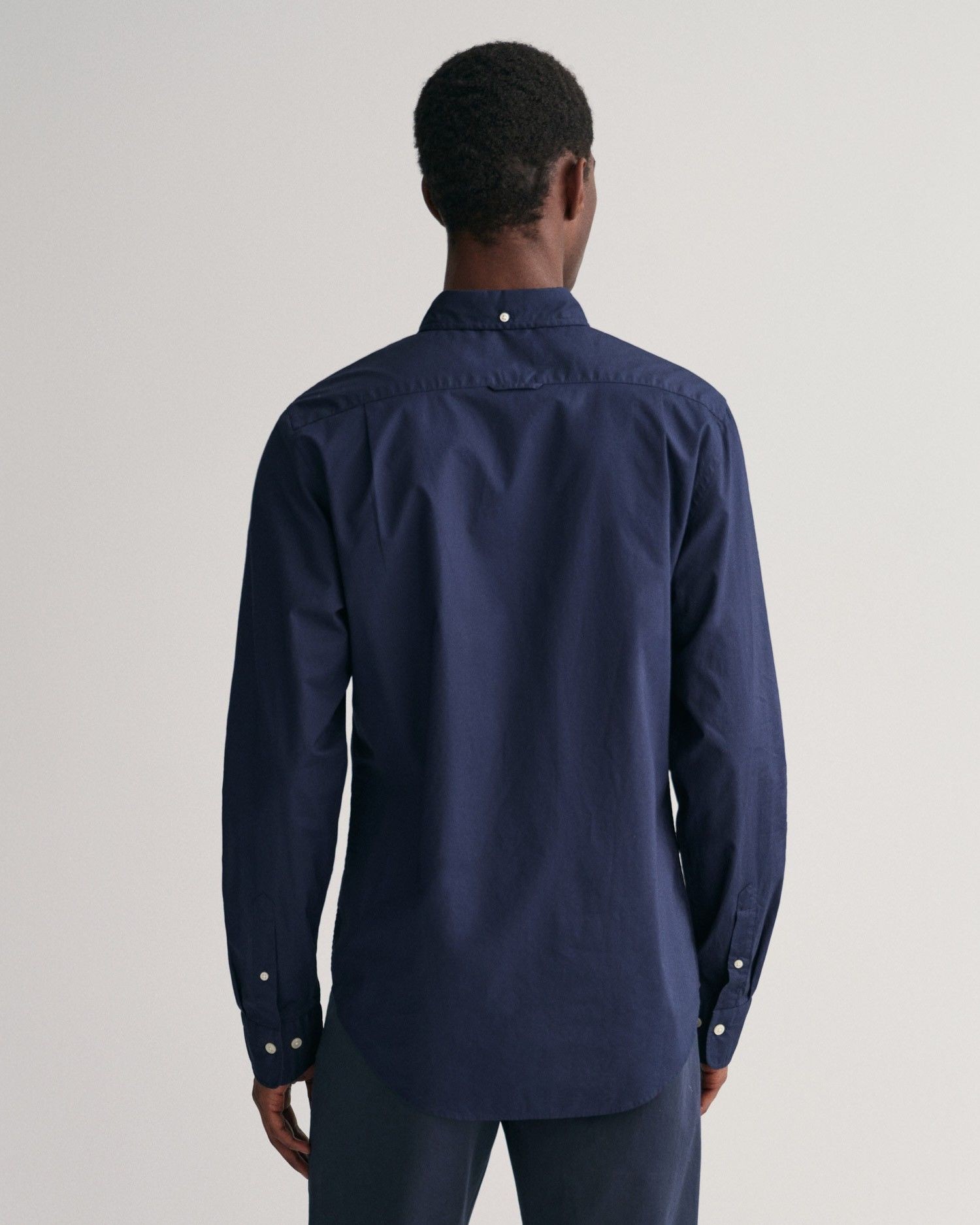 GANT FIT POPLIN SHIRT NAVY S