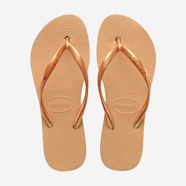 HAVAIANAS SLIM FLATFORM GOLDEN 37/38