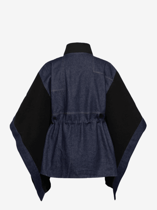 Aldama Denim Scarves Pancho 