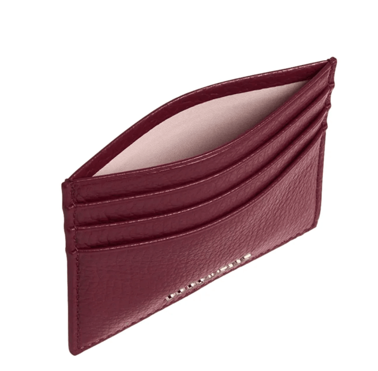 Metallic Soft Leather Ribes Donna Card Holder E2MW5129501