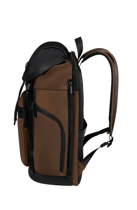 RelyOn Brown Backpack Medium 15.6 Flap