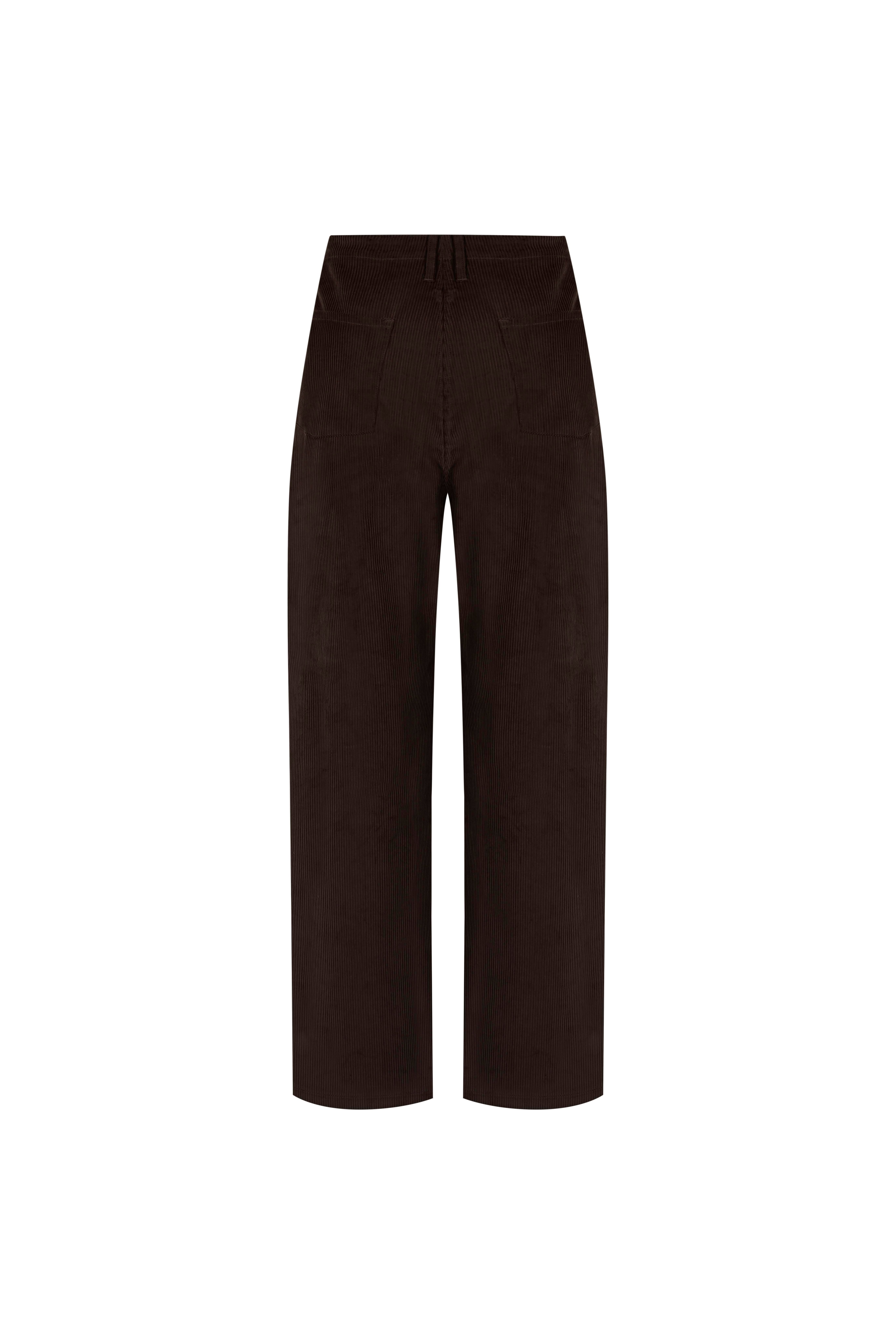 Brown Velvet Pant