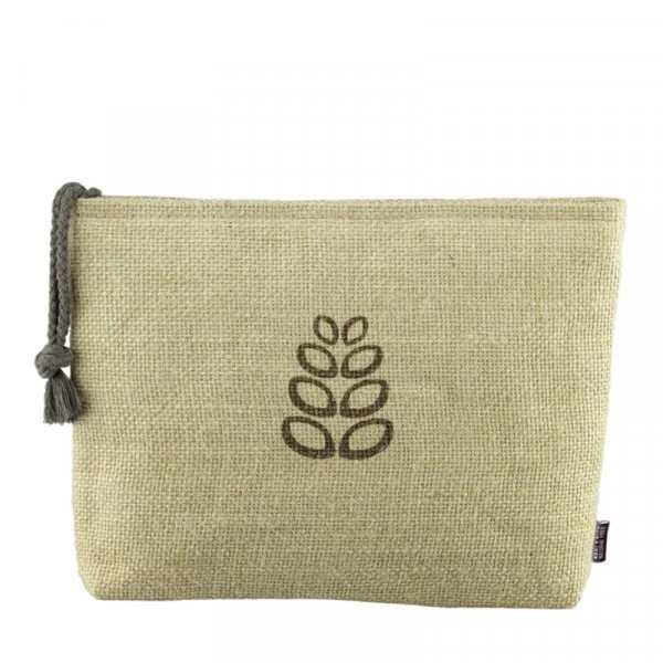 Natural Fiber - Large Cosmetic Bag