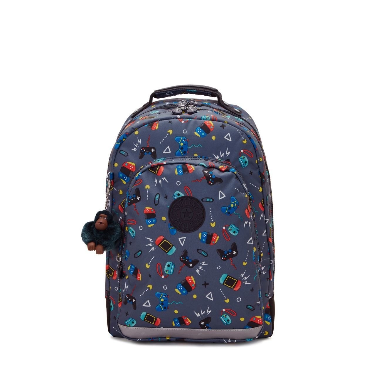KIPLING CLASS ROOM Gaming Grey Backpacks