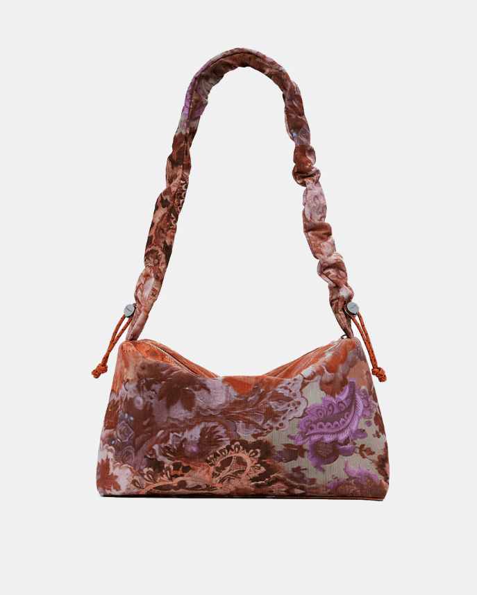 Corduroy Bergamo Corduroy Maxi Floral Shoulder Bag