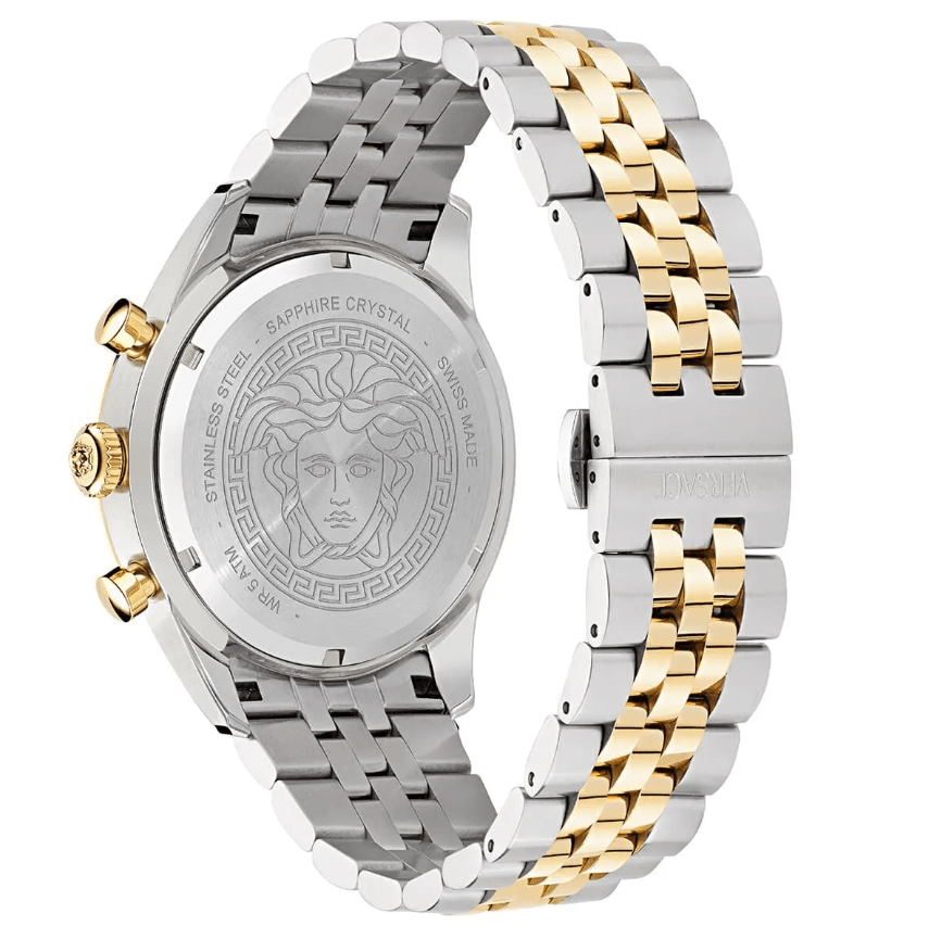 Gold Tone Silver Stainless Steel Men's Watch VRSCVE8R00524