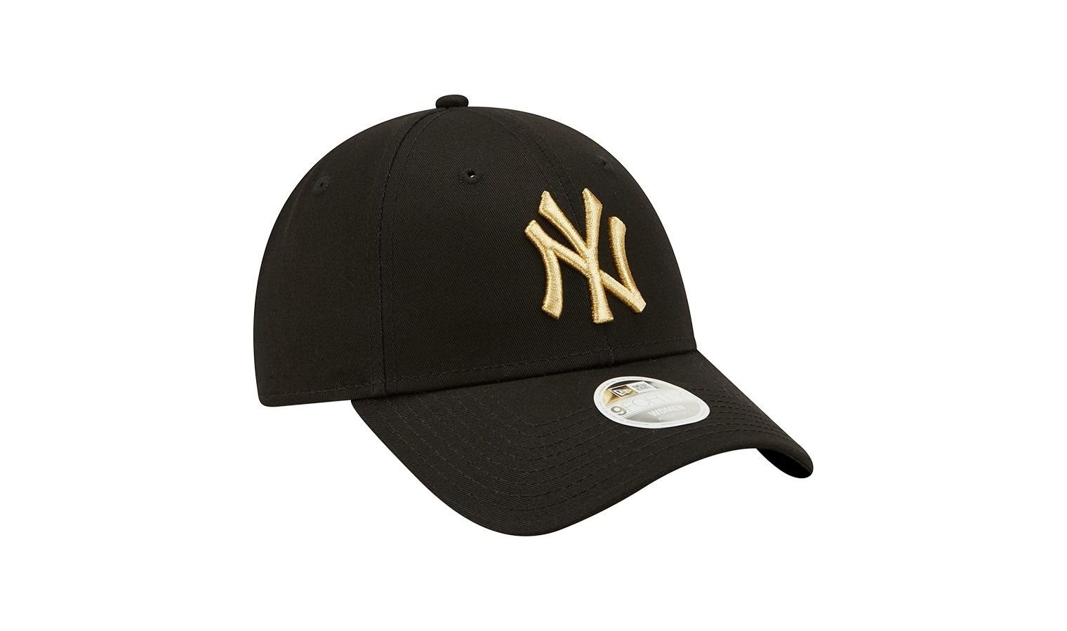 NEW ERA WMNS METALLIC LOGO 9FORTY NY BLK