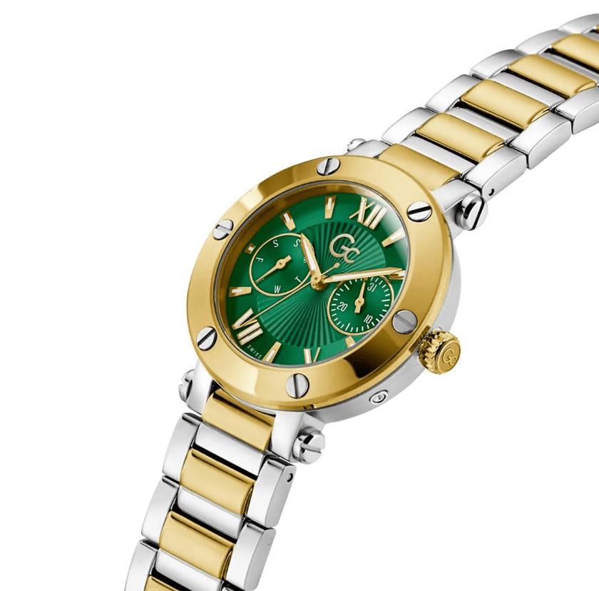 Gold Metallic Grey Steel Women's Watch GCZ48003L6MF 