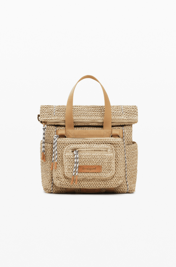 Raffia Voyager U Bag