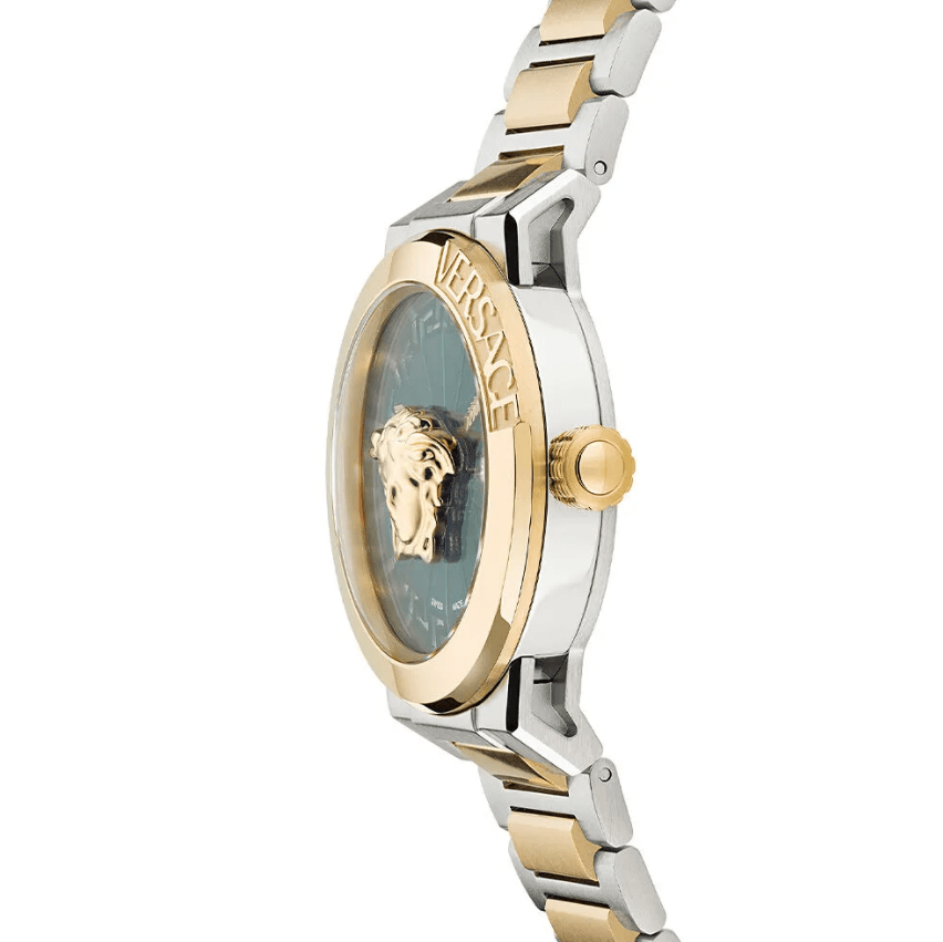 Medusa Infinite Silver Gold Stainless Steel Unisex Watch VRSCVE3F00422