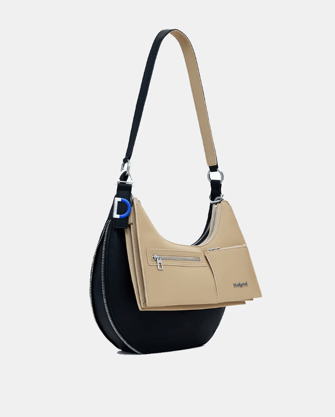 Delta Lyra Black Shoulder Bag 