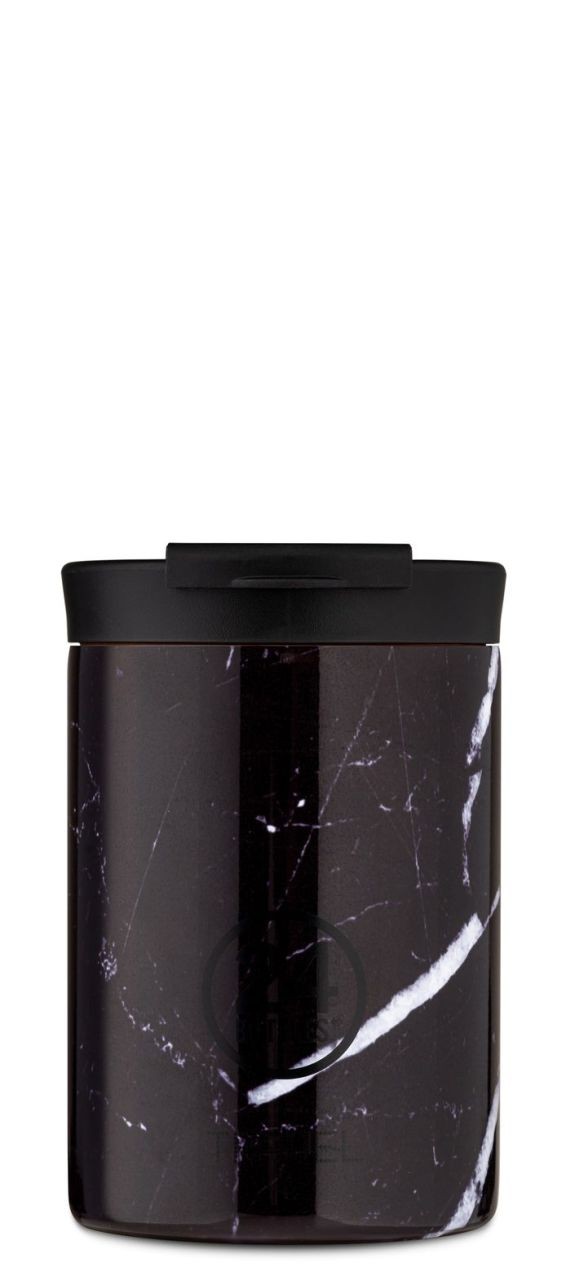 Travel Tumbler 350ml Black Marble