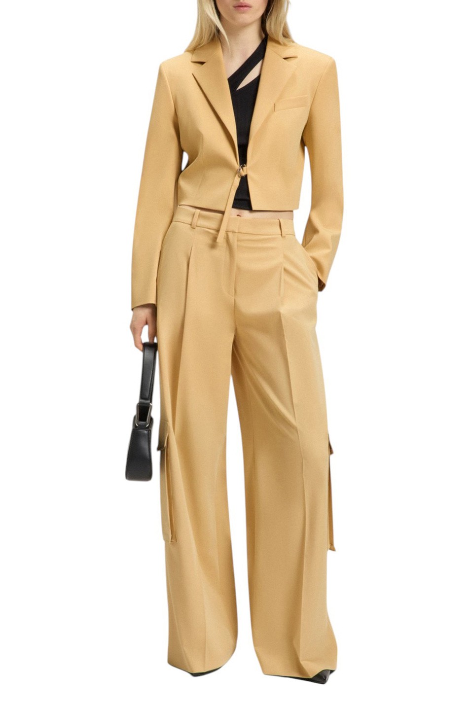 Hugo Red Herota Beige Pants 1025931401